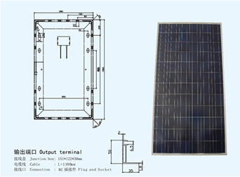 Panel solar policristalinos