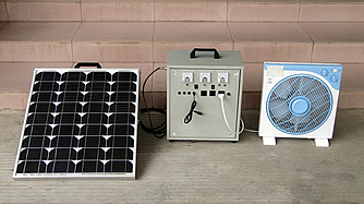 Off-grid type and portable solar systems
