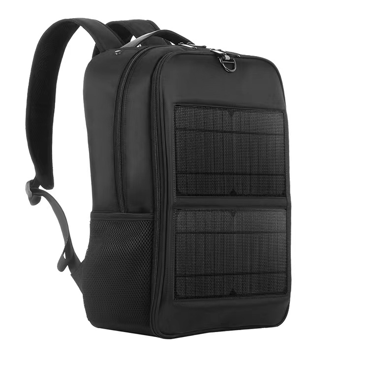 Solar charging backpack