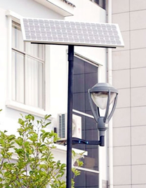 farola solar jardin